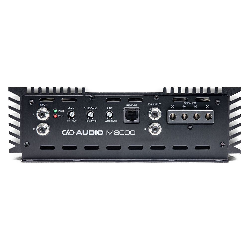 M Series 8000 Watt Monoblock Amplifier DD Audio for Life